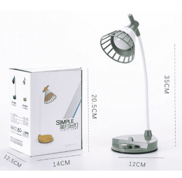 Lámpara de escritorio dimensiones