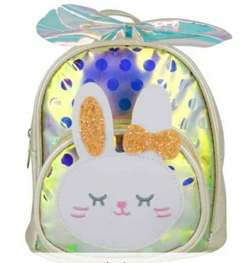 Mini mochila tornasol de conejo